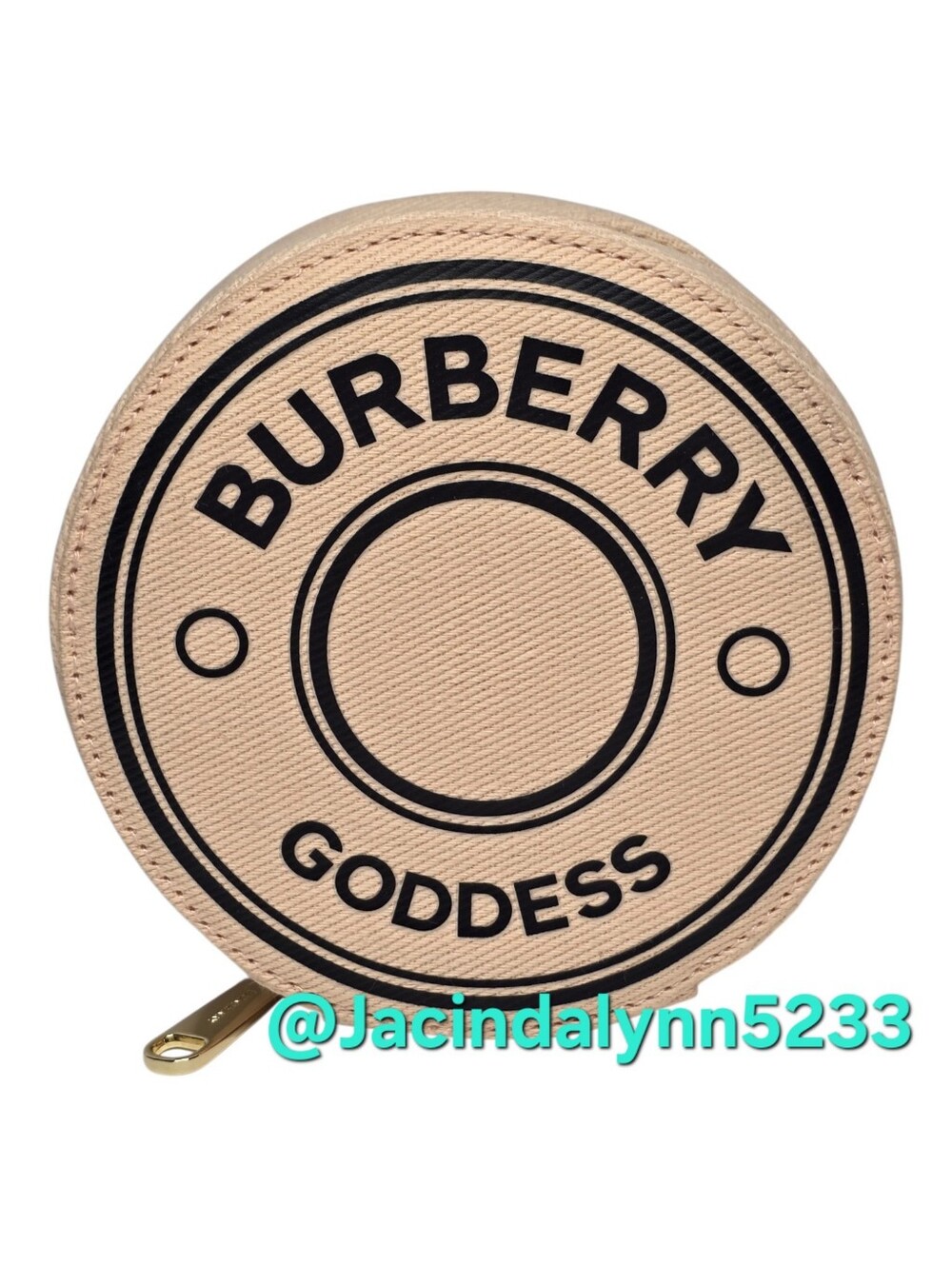 Burberry Goddess Limited Edition Travel Jewelry & Makeup Pouch Cosmetic Bag